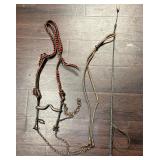 Horse Bridle & Whip
