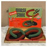 Retro Rubber Horseshoe Game