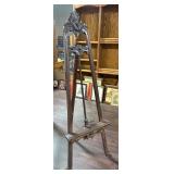 Vtg. Decorative Dark Wood Easel