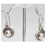 Sterling Silver Pierced Earrings