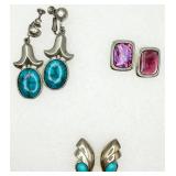 3 Pairs of Fashion Earrings