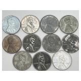 11 Steel Pennies