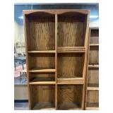 Wood Double-column Bookcase