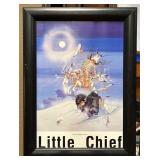 Signed ï¿½Winter Huntï¿½ Print, Barthell Little Chief