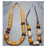 2 Chunky Fashion Necklaces