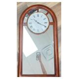 Linden Quartz Mirrored Wall Clock