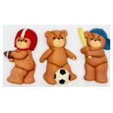 3 Enesco Bear Figurines Lucy Rigg "Lucy & Me"