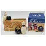 Bowling Planter & Toothpick & S&P Shaker