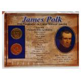 2009 James P. 24K G.P. Presidential $1 Coin Set
