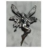 925 Sterling Silver Fairy Pin