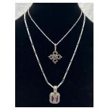 Pair of Pretty Pendants on Chains