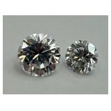 2 Loose Cubic Zirconium Stones