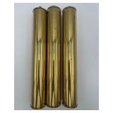Set of 3 Brass Grandfather Clock Weights