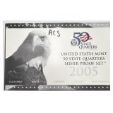 2005-S U.S. Mint 50 State Quarters Silver Proof