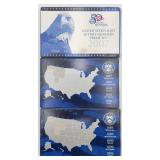 3 2007 U.S. Mint 50 State Quarters Proof Sets COA