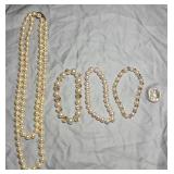 Fashion Pearl Necklace & Bracelets