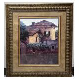 Nicely Framed "Golden Villa" Art Print