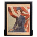 Framed Page From "Chicago Daily Tribune"