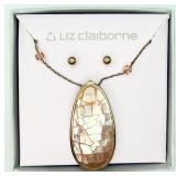 Liz Claiborne Necklace & Earring Set