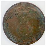 1938-E Deutsches Reich 2 Reichspfennig Coin