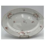 Antiq Victoria Czechoslovakia Oval Serving Plater