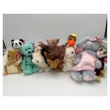 10 Vintage Ty Teenie Beanie Babies