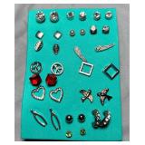 Lot of Pierced Stud Earrings