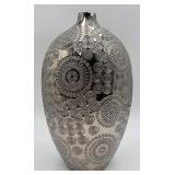 Unique Silver Ceramic vase