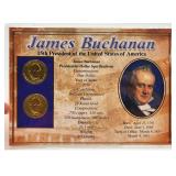 2010 James B. 24K G.P. Presidential $1 Coin Set
