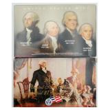 2 2007 U.S. Mint Presidential $1 Coin Sets