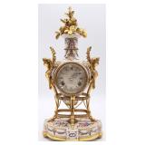 Franklin Mint Marie Antoinette Porcelain Clock