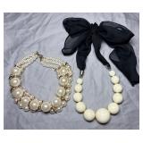 2 Chunky Fashion Necklaces