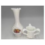 Avon Rose Vase & Kemple Toothpick Holder