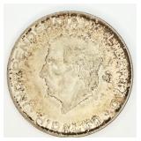 1957 Estados Unidos Mexicanos Cinco Pesos Silver