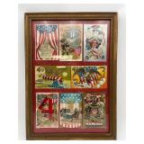 8 Frames Vintage 4th of July Patriotic Postcards