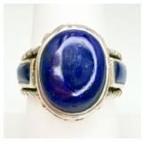 Sterling Silver Lapis Lazuli Ring