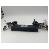 Scalex & 2 Die-cast Replica Cruiser Motorcycles