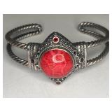 Heavy Duty Sterling Silver Cuff Bracelet