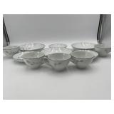 Vtg Noritake Pasadena Teacups & Bowls