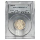 1989-S Jefferson Proof Nickel