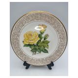 VTG The Edward Marshall Boehm Rose Plate