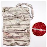 2 VTG Chinese Travel Bag & Coin Bag