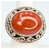 925 Large Jasper Ring