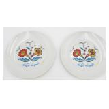 2 VTG Berggren Trayner Swedish Folk Art Plates
