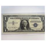 Uncirculated Series 1957A Blue Seal $1 Silver Cert