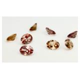 Color Change Garnet Set/8 4X3MM OV