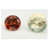 2 Gemstones, Zircon & Labradorite