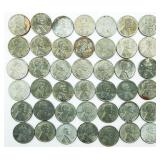 42 1943 Steel Pennies Various Mint Marks