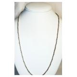 925 Twisted Rose & Ball Bead Chain