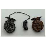 2 Vintage FFA Pins